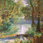 017 Boyne River Study,  24 x 30 - Oil.jpg